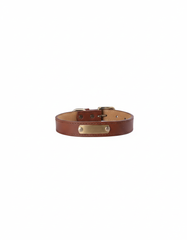 Personalized Leather Dog Collar - Custom Engraved Anti-Lost Pet Collar
